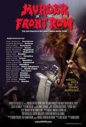 Murder in the Front Row: The San Francisco Bay Area Thrash Metal Story (2019) starring Tom Araya on DVD on DVD